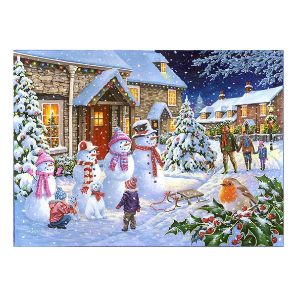 House of Puzzles Snow Family BIG Jigsaw Puzzle (250 XL Pieces)