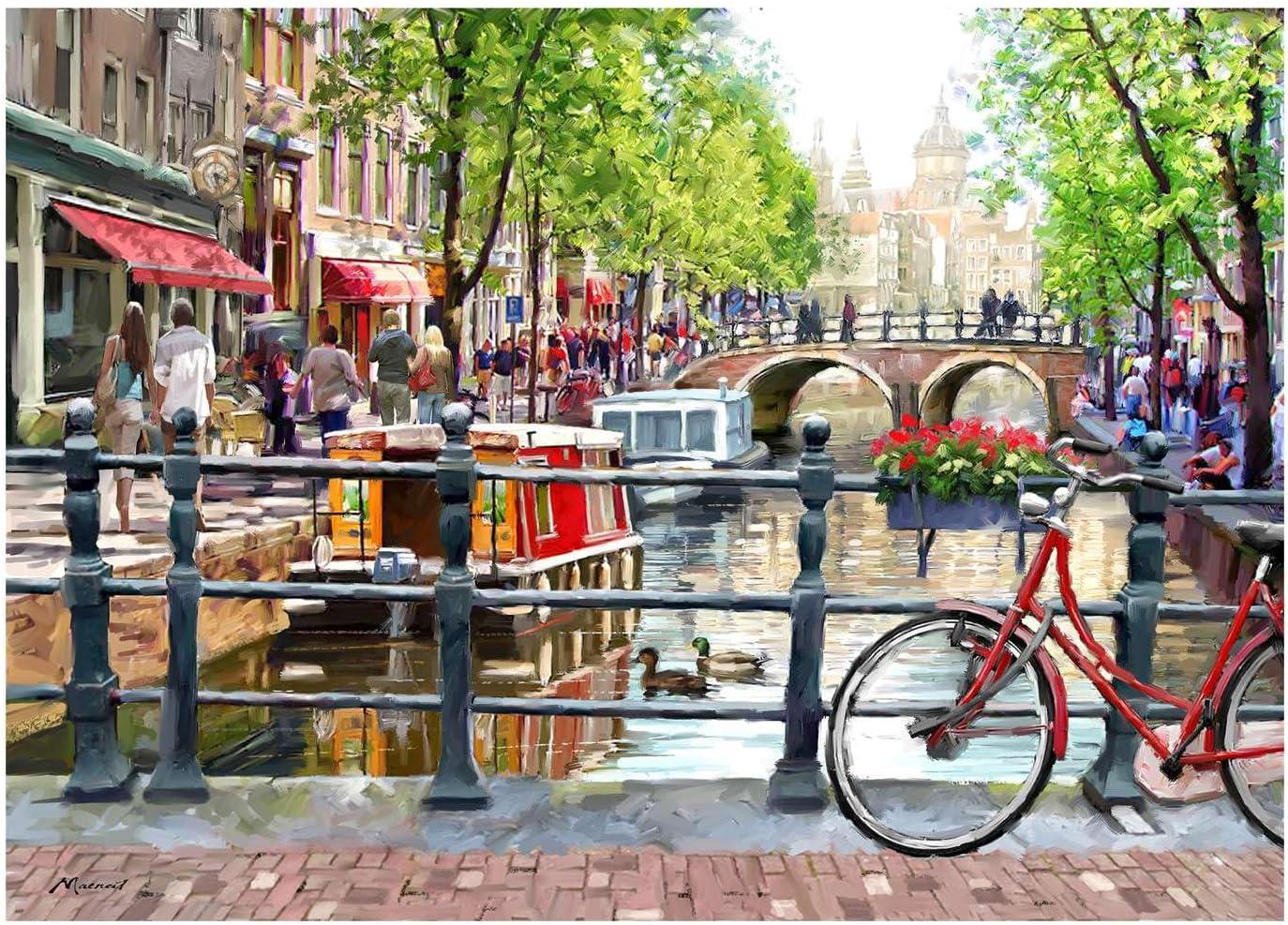 House of Puzzles Spring in Amsterdam Jigsaw Puzzle (1000 Pieces)