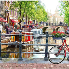 House of Puzzles Spring in Amsterdam Jigsaw Puzzle (1000 Pieces)