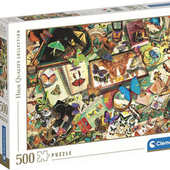 Clementoni  The Butterfly Collector High Quality Jigsaw Puzzle (500 Pieces) DAMAGED BOX