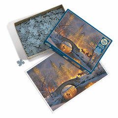 Cobble Hill Winter in the Park Jigsaw Puzzle (500 XL Pieces)