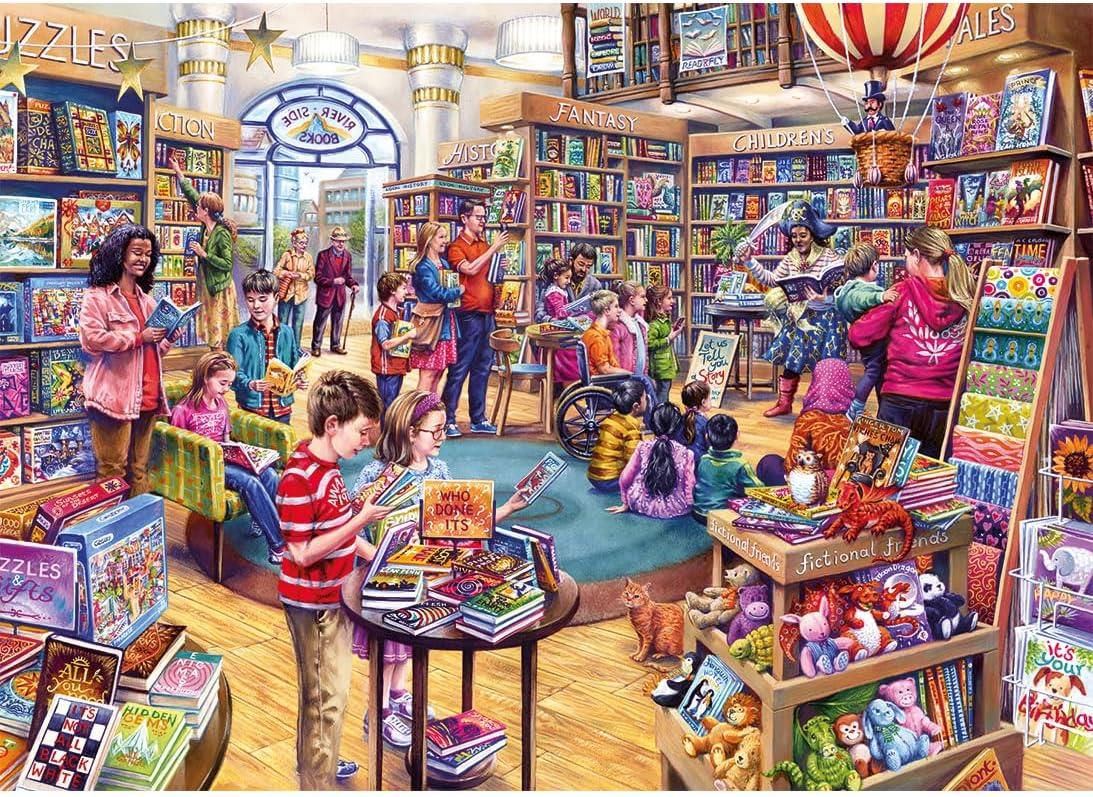 Gibsons Page Turners Jigsaw Puzzle (1000 Pieces) DAMAGED BOX