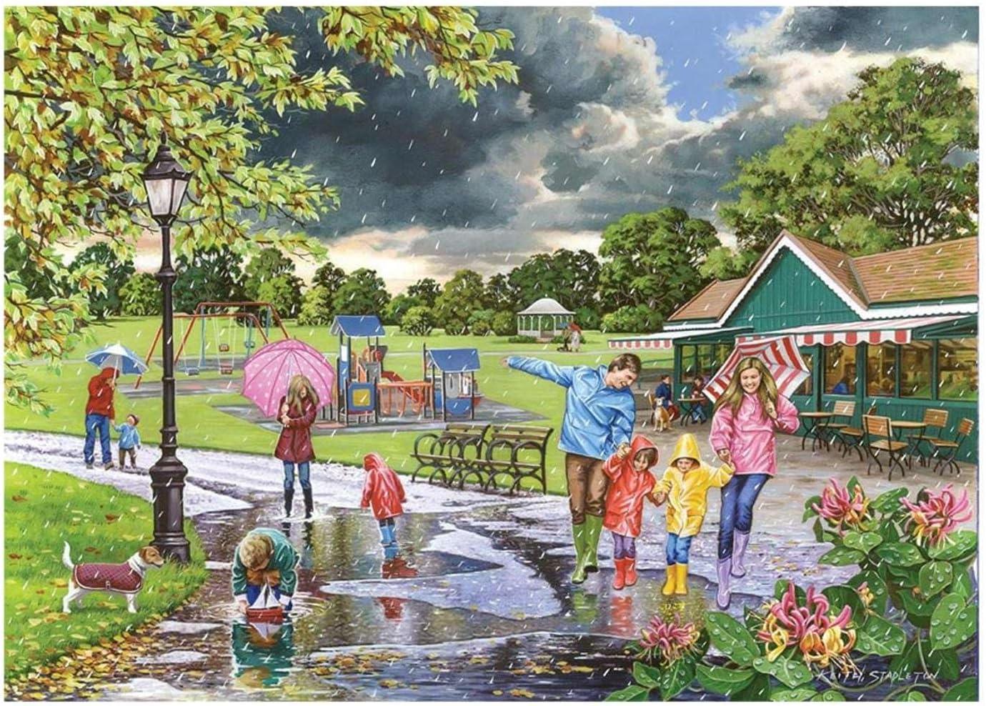 House of Puzzles Puddles Jigsaw Puzzle (500 Pieces)