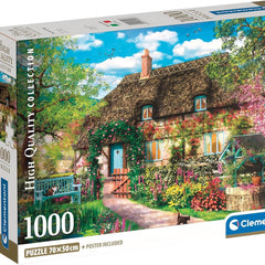 Clementoni The Old Cottage Jigsaw Puzzle (1000 Pieces)