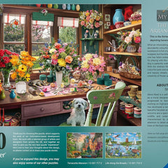 Ravensburger My Haven No.13 The Flower Arrangers Shed Jigsaw Puzzle (1000 Pieces)