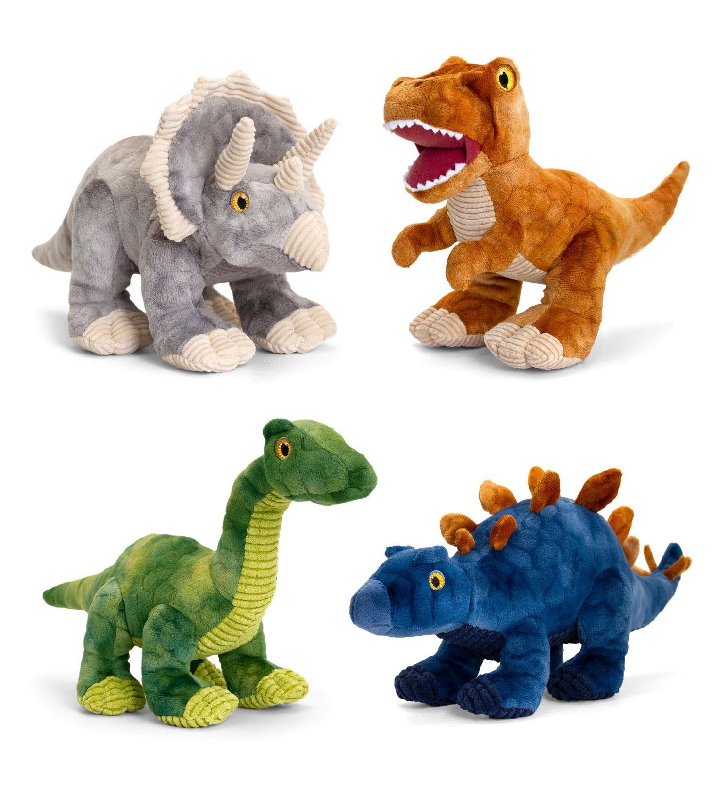 Keel Dinosaur Eco Soft Toy 26cm - 4 Assorted Dinosaurs