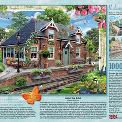 Ravensburger Railway Cottage, Country Cottage Collection Jigsaw Puzzle (1000 Pieces)