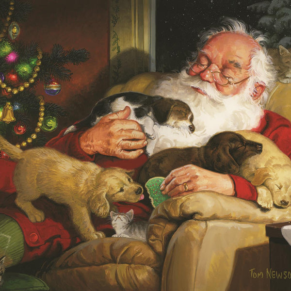 Cobble Hill Santa's Quiet Time Jigsaw Puzzle (1000 Pieces)