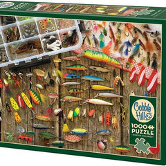 Cobble Hill Fishing Lures Jigsaw Puzzle (1000 Pieces)