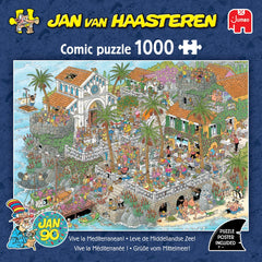 Jan Van Haasteren Vive La Mediterranean Jigsaw Puzzle (1000 Pieces) SEPTEMBER