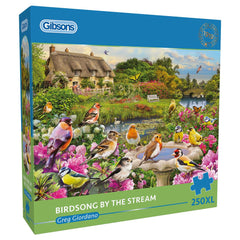 Gibsons Birdsong by the Stream Jigsaw Puzzle (250 XL Pieces)