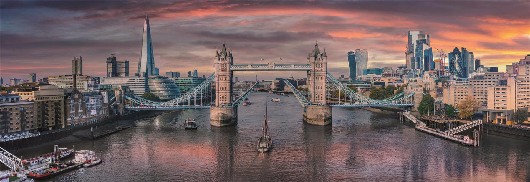 Clementoni Across The River Panorama Jigsaw Puzzle (1000 Pieces)