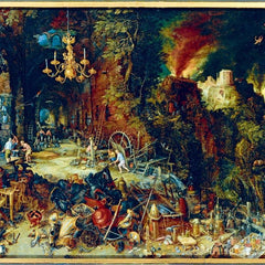 Bluebird Art Jan Brueghel the Elder - Allegory of Fire Jigsaw Puzzle (1000 Pieces)