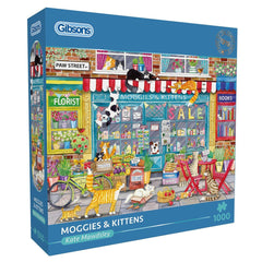 Gibsons Moggies & Kittens Jigsaw Puzzle (1000 Pieces)
