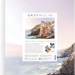 Galison Cinque Terre, Gray Malin Book Jigsaw Puzzle (1000 Pieces)