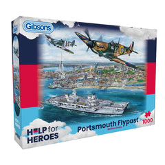 Gibsons Portsmouth Flypast, Help for Heroes Jigsaw Puzzle (1000 Pieces)