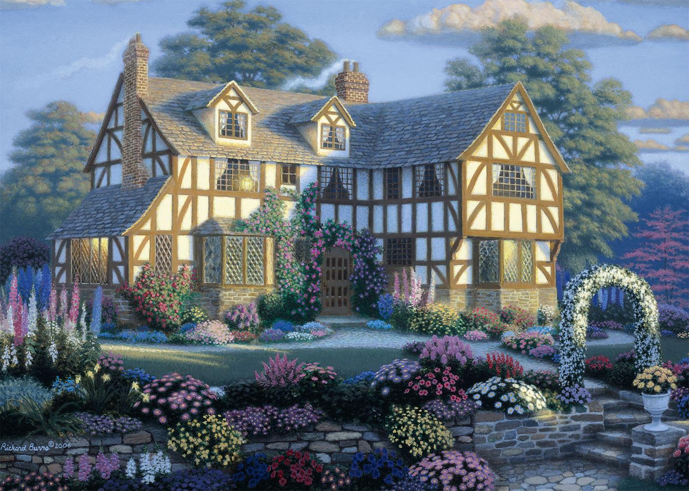 Alipson English Tudor Jigsaw Puzzle (1000 Pieces)