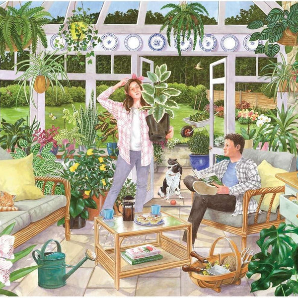 House of Puzzles House Plant Heaven Jigsaw Puzzle (Big 500 XL Pieces)