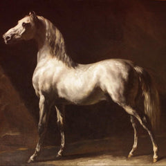 Grafika Theodore Gericault - Cheval Arabe Gris-Blanc Jigsaw Puzzle (1000 Pieces)