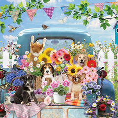Cobble Hill Country Truck in Summer Jigsaw Puzzle (500 XL Pieces)