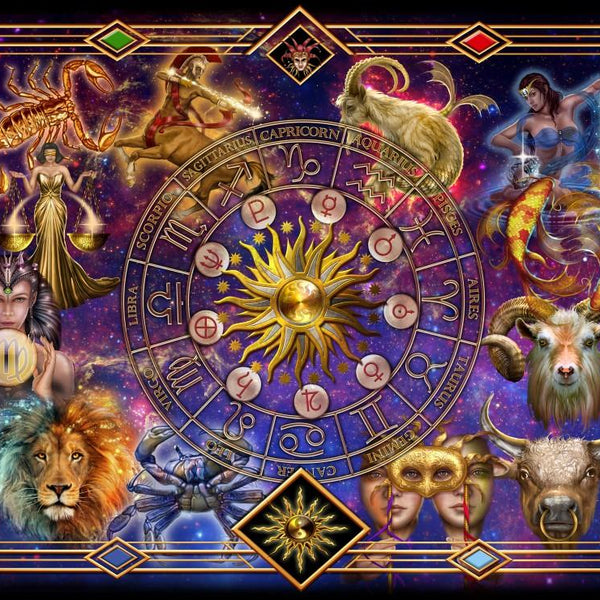Bluebird Zodiac Montage Jigsaw Puzzle (500 Pieces)