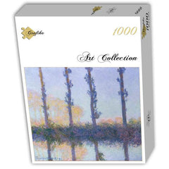 Grafika Claude Monet: The Four Trees, 1891 Jigsaw Puzzle (1000 Pieces)