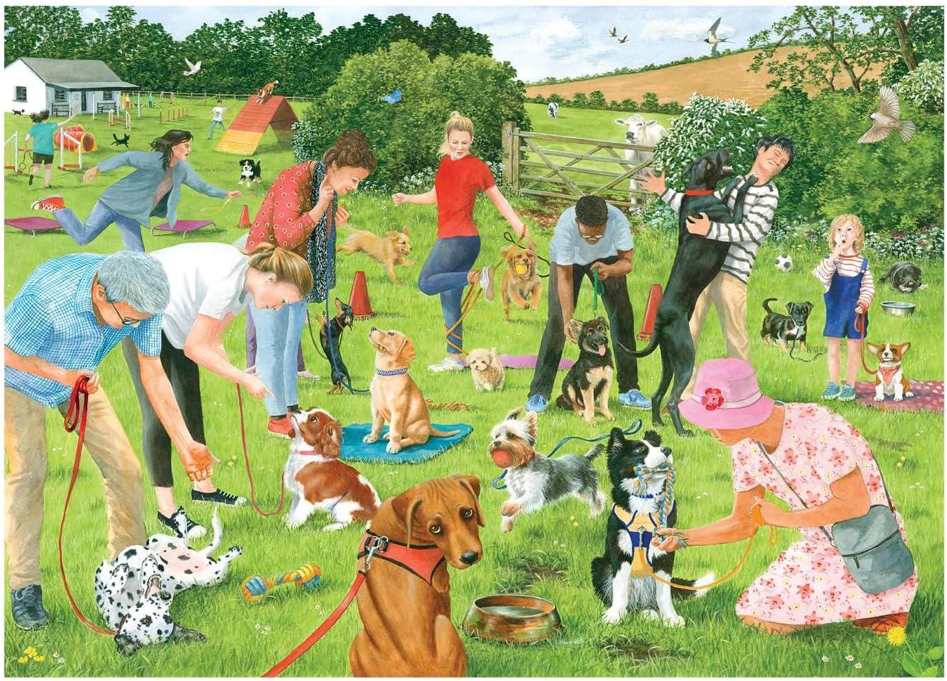 House of Puzzles Puppy School Jigsaw Puzzle (500 Pieces)