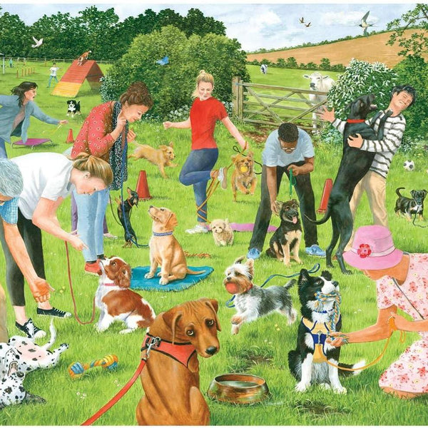House of Puzzles Puppy School Jigsaw Puzzle (500 Pieces)