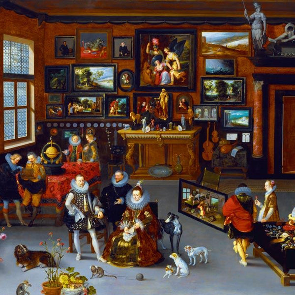 Bluebird Art Hieronymus Francken Iicirca - The Archdukes Albert & Isabella Visiting a Collector's Cabinet Jigsaw Puzzle (1000 Pieces)