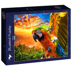 Bluebird Parrot Jigsaw Puzzle (1000 Pieces)