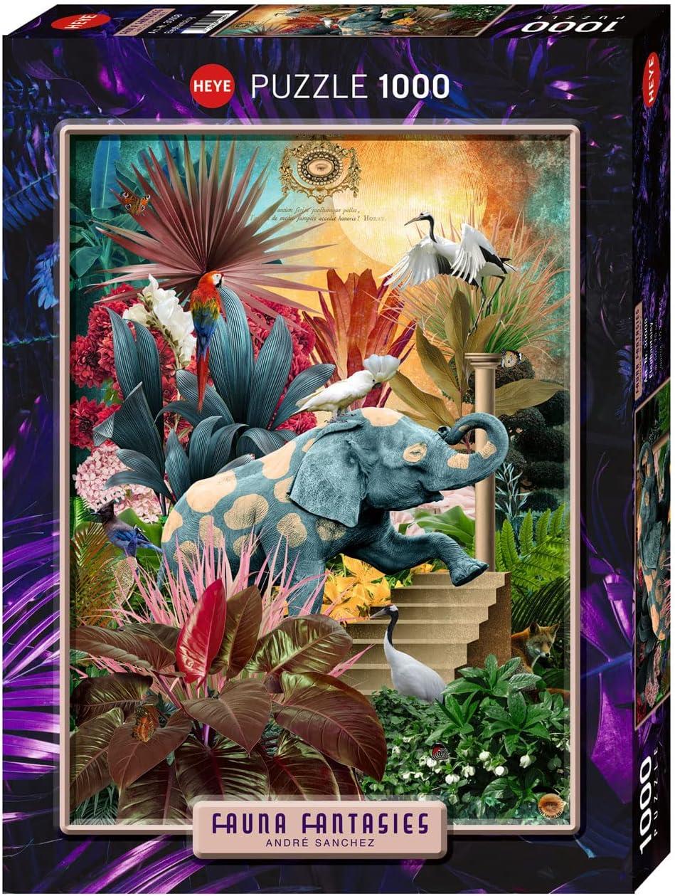 Heye Fauna Fantasies, Elephantaisy Jigsaw Puzzle (1000 Pieces)