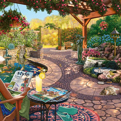 Ravensburger Cozy Backyard Bliss Jigsaw Puzzle (750 XL Extra Large Pieces)