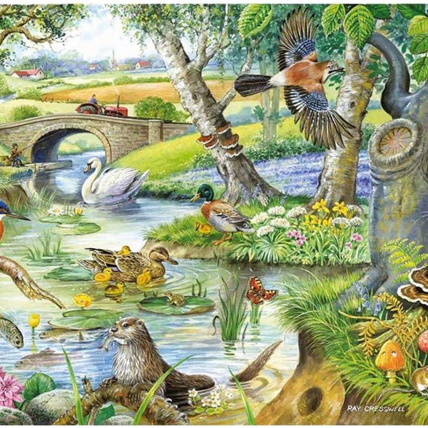 House of Puzzles Tales Of The River Jigsaw Puzzle (Big 500 XL Pieces)