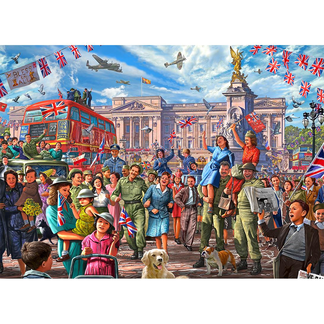 Puzzle Gibsons 100 Pezzi XXL – Giardino Giapponese Con Pagoda – Per Adulti E Bambini, 48x34 Cm