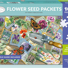 Otter House Flower Seed Packets Jigsaw Puzzle (1000 Pieces)
