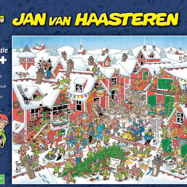 Jan Van Haasteren Santa's Village Jigsaw Puzzle (1000 Pieces) DAMAGED BOX