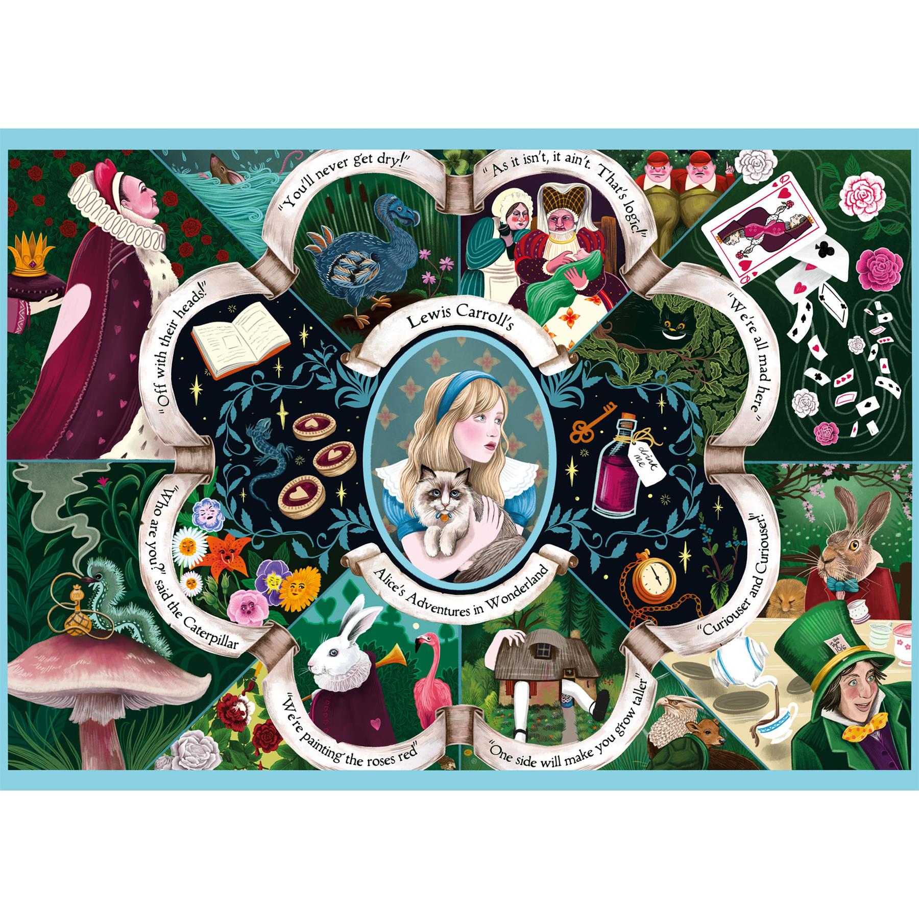 Gibsons Alice's Adventures in Wonderland Jigsaw Puzzle (1000 Pieces)