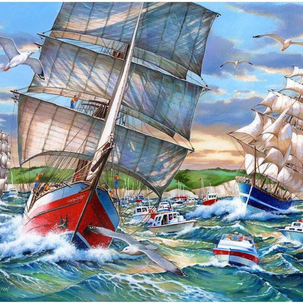 House of Puzzles Tall Ships Jigsaw Puzzle (1000 Pieces)