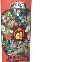 Ridley's Christmas Countdown Circular Jigsaw Puzzle (1000 Pieces)