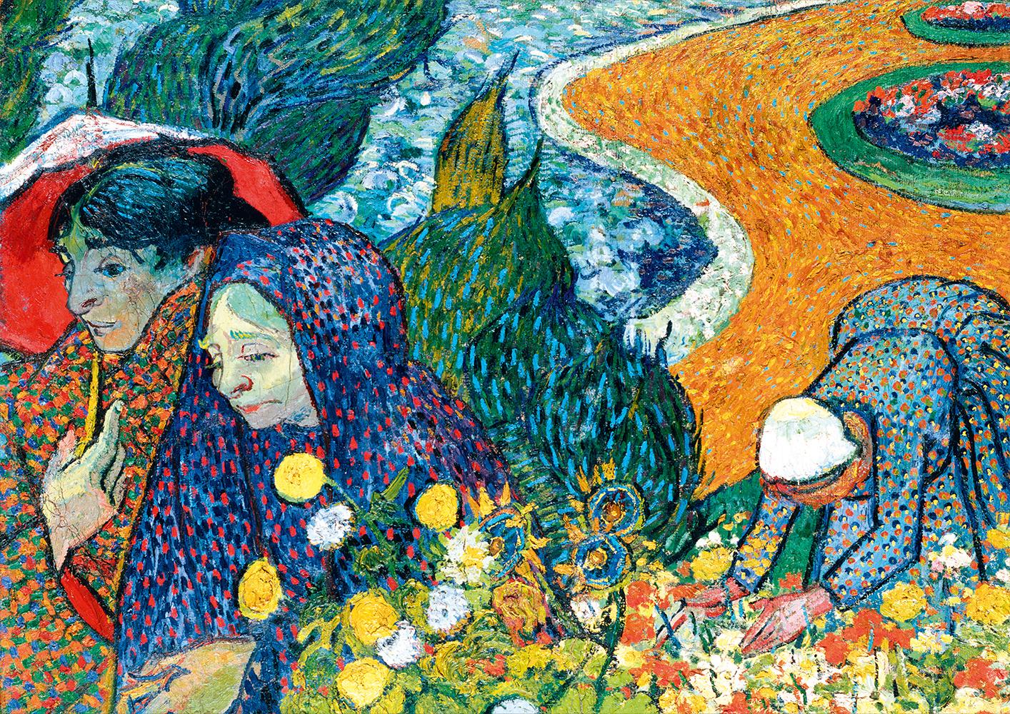 Bluebird Art Van Gogh - Memory Of The Garden At Etten (Ladies of Arles) Jigsaw Puzzle (1000 Pieces)