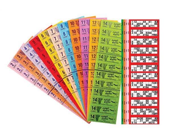 1500 12 To View Bingo Booklets - 3 Games - CLEARANCE PRICE