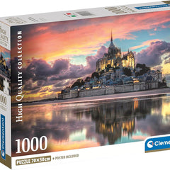 Clementoni Le Magnifique Mont Saint-Michel Jigsaw Puzzle (1000 Pieces)