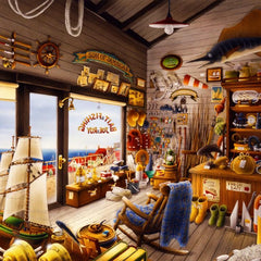 Bluebird Joe & Roy Bait & Fishing Shop Jigsaw Puzzle (1000 Pieces)