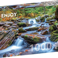 Enjoy Forest Stream in Autumn Jigsaw Puzzle (1000 Pieces)