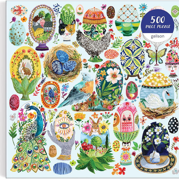 Galison Artisanal Eggs Jigsaw Puzzle (500 Pieces)