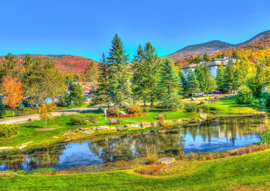Bluebird Stowe, Vermont, USA Jigsaw Puzzle (1000 Pieces)