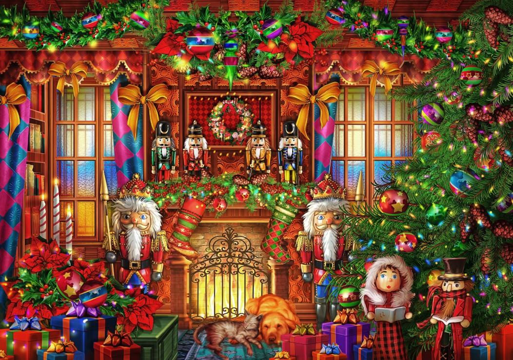 Bluebird Christmas Interior Jigsaw Puzzle (2000 Pieces)