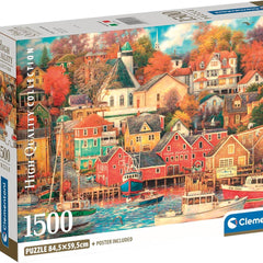 Clementoni Good Time Harbor Jigsaw Puzzle (1500 Pieces)