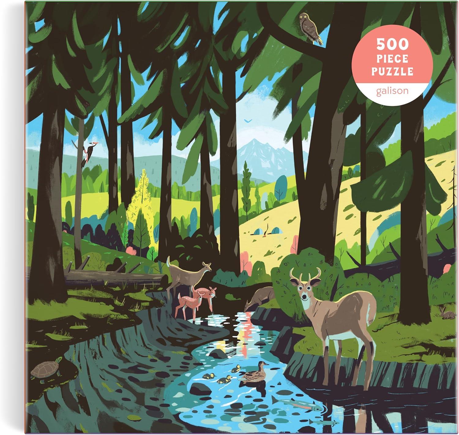 Galison Woodland Pass Jigsaw Puzzle (500 Pieces)