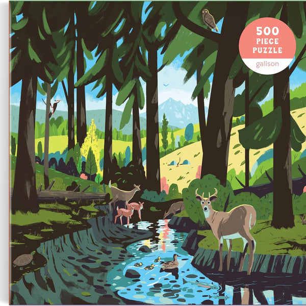 Galison Woodland Pass Jigsaw Puzzle (500 Pieces)